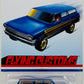 Hot Wheels 2021 - Flying Customs - '64 Chevy Nova Wagon - Blue - Red & Yellow Designs on Side - Target Exclusive