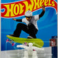 Hot Wheels 2023 - Collector # 042/250 - HW Sports 01/05 - Tony Hawk - Skate Grom - Green - Zebra Stripes / Pink Wheels - USA