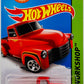 Hot Wheels 2015 - Collector # 244/250 - HW Workshop: Then and Now - '52 Chevy - Red - Black & Yellow Stripes on Finders - USA