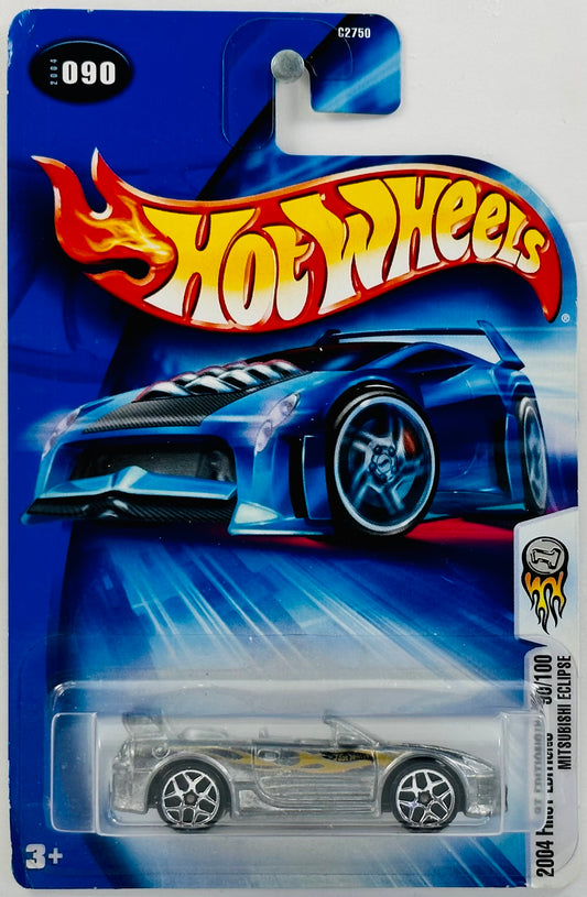 Hot Wheels 2004 - Collector # 090 - First Editons 090/100 - Mitsubishi Eclipse - ZAMAC - USA