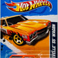 Hot Wheels 2012 - Collector # 132/247 - HW City Works 02/10 - '70 Chevelle SS Wagon - Orange - 'City Fire Department / 'Fire Chief' / '69' / Black Flames - USA