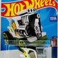 Hot Wheels 2023 - Collector # 043/250 - HW Sports 02/05 - Tee'd Off 2 - White - 'Golf' / '9' / Green Base - Special Feature - USA