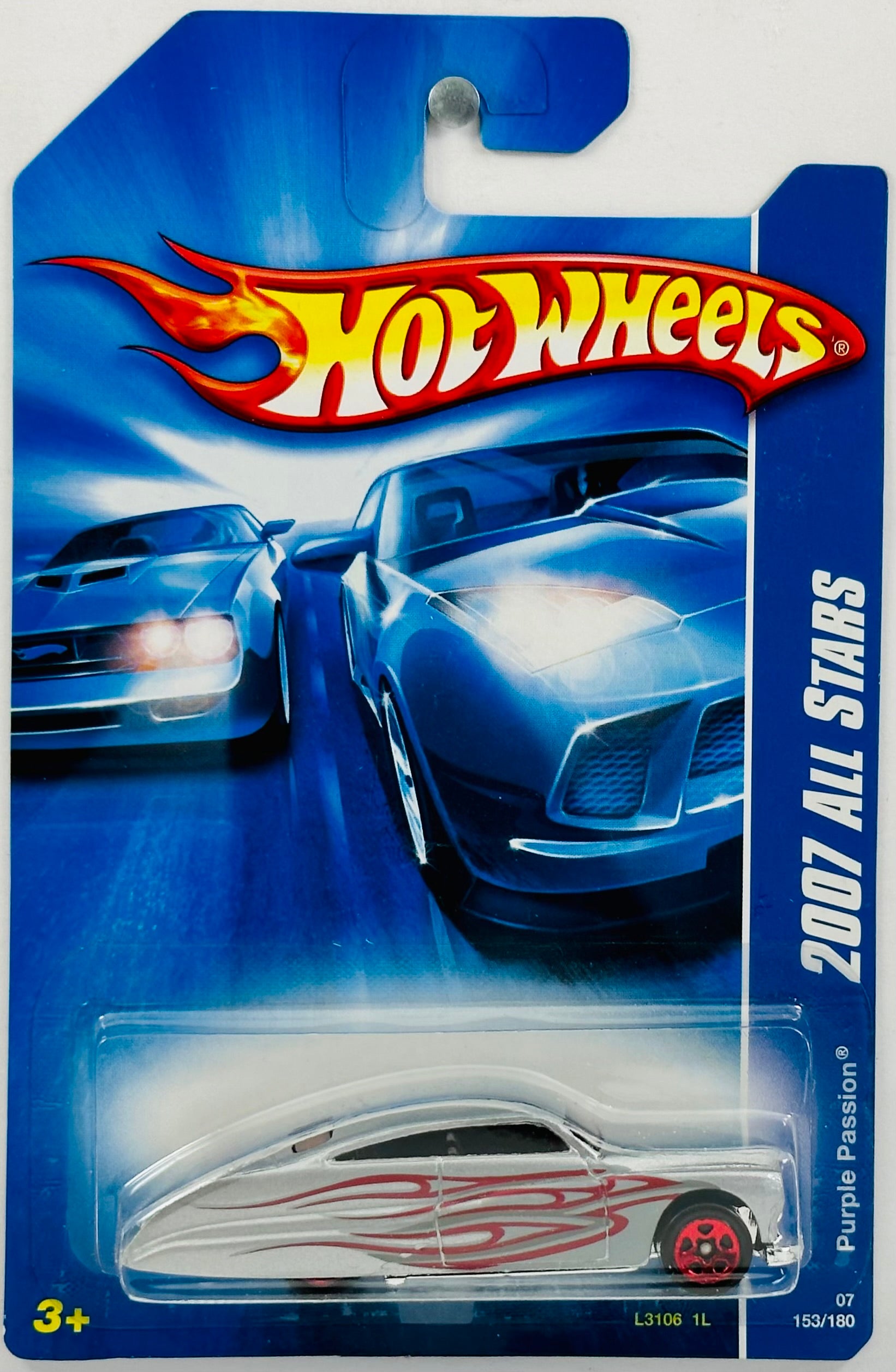 Hot Wheels 2007 - Collector # 153/180 - All Stars 21/24 - Purple Passion -  Gray - USA