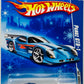 Hot Wheels 2009 - Collector # 070/190 - Hot Wheels Racing 4/10 - Panoz GTR-1 - Blue - '2390' / Gray Spolier / White OH5SP - Target Exclusive - USA Snowflake