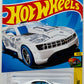 Hot Wheels 2023 - Collector # 036/250 - HW Art Cars 04/10 - Custom '11 Camaro - White / 'I' - IC