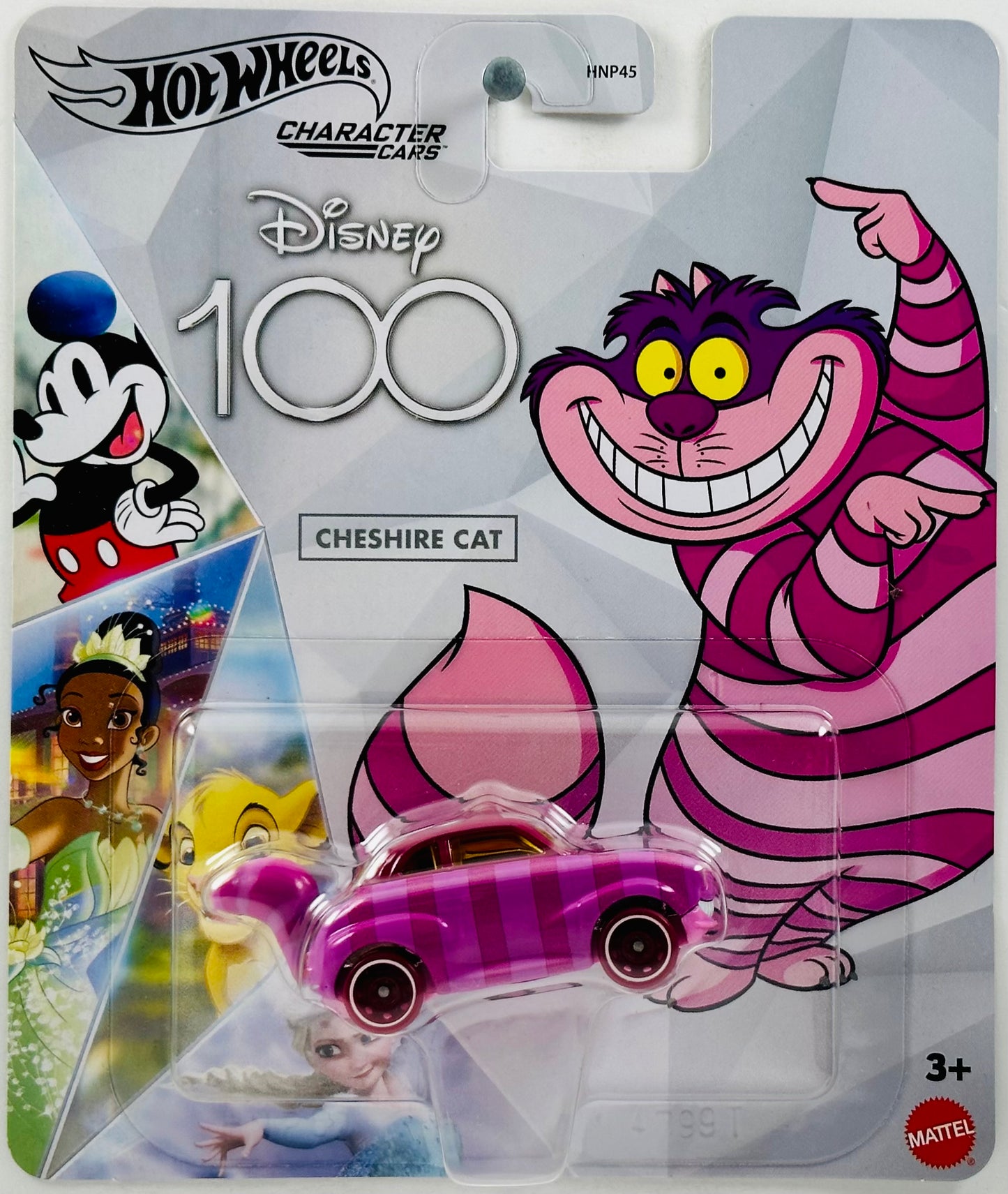 Hot Wheels 2023 - Character Cars / Disney 100 / Alice in Wonderland - Cheshrie Cat - Pink
