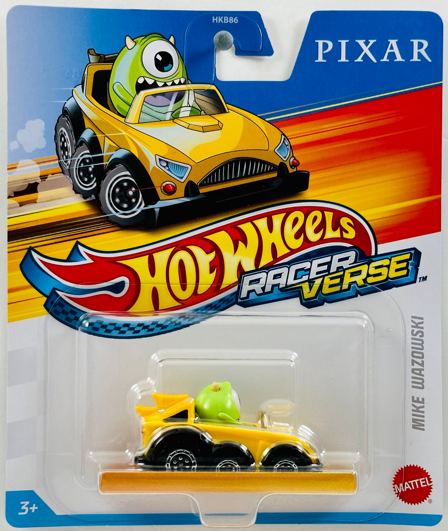 Hot Wheels 2023 - RacerVerse / Pixar / Monsters, Inc. - Mike Wazowski - Yellow