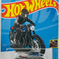 Hot Wheels 2023 - Collector # 141/250 - HW Moto 04/05 - Honda CB750 Cafe - Navy Blue - Orange Seat / Black Bottom - IC