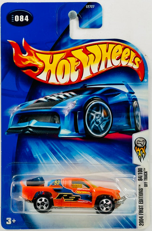 Hot Wheels 2004 - Collector # 084/212 - First Editions 84/100 - Off Track - Orange - 'R3' / '53' - Kmart Exclusive - '04 NC