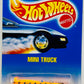 Hot Wheels 1996 - Collector # 231 - Mini Truck - Flourescent Orange - White 5 Dot Wheels - USA Blue & White Card