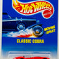 Hot Wheels 1995 - Collector # 031 - Classic Cobra - Red - 3 Spokes - Painted Base - USA Blue & White Card