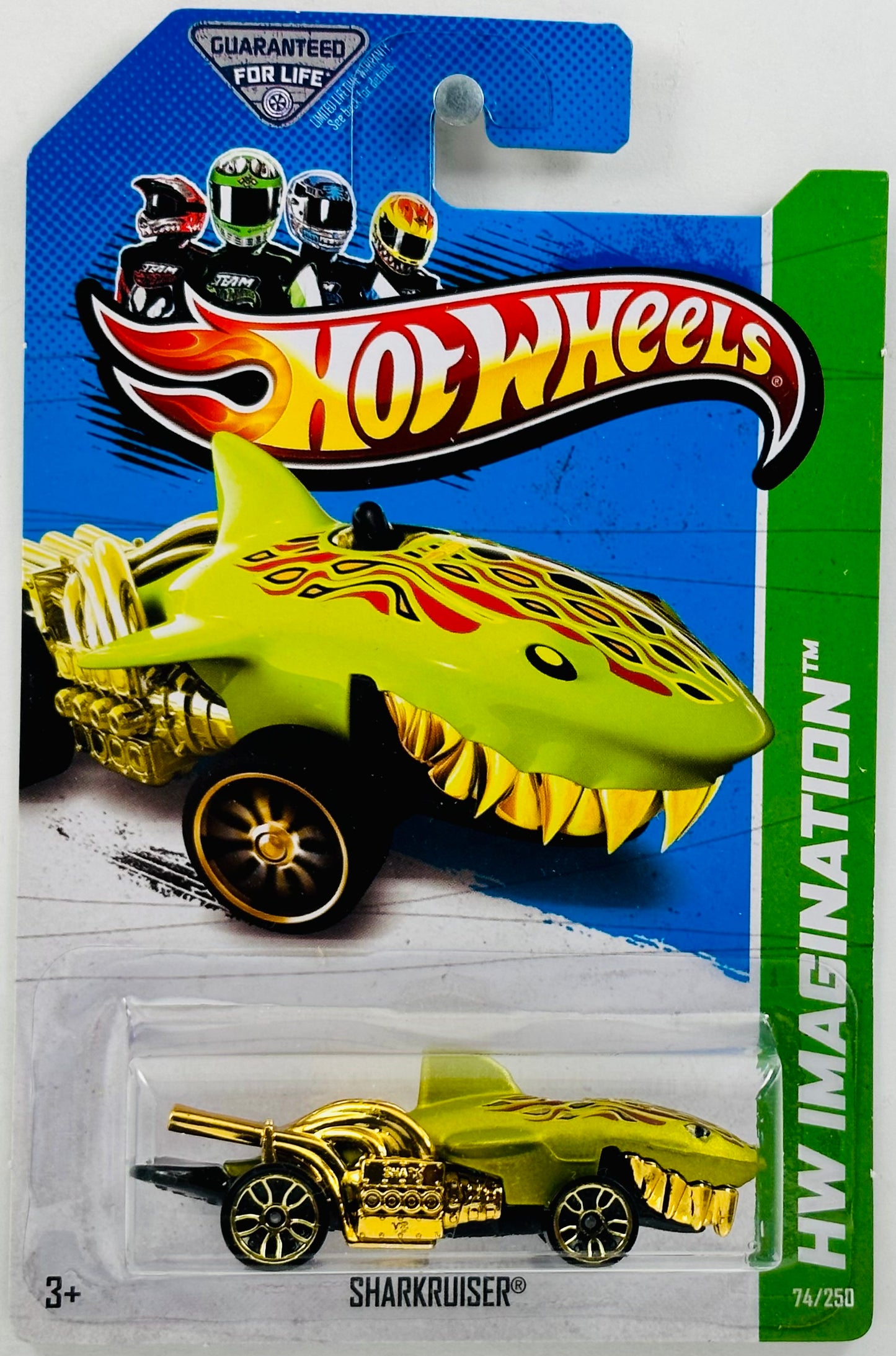 Hot Wheels 2013 - Collector # 074/250 - HW Imagination / Surf Patrol - Sharkruiser - Satin Green - USA