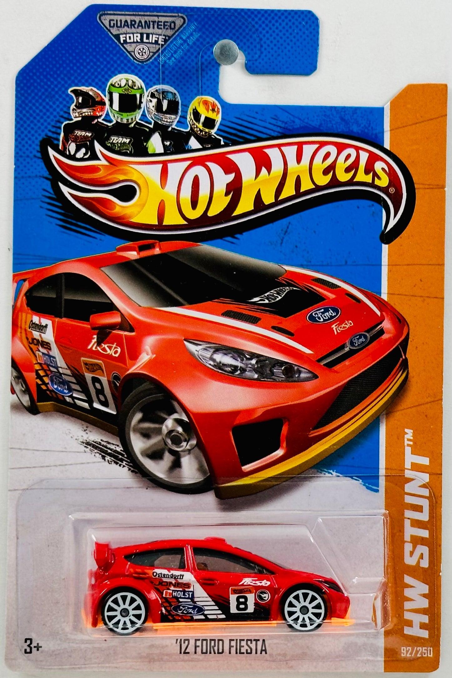 Hot Wheels 2013 - Collector # 092/250 - HW Stunt: Road Rally - Treasure Hunts - '12 Ford Fiesta - Red - USA