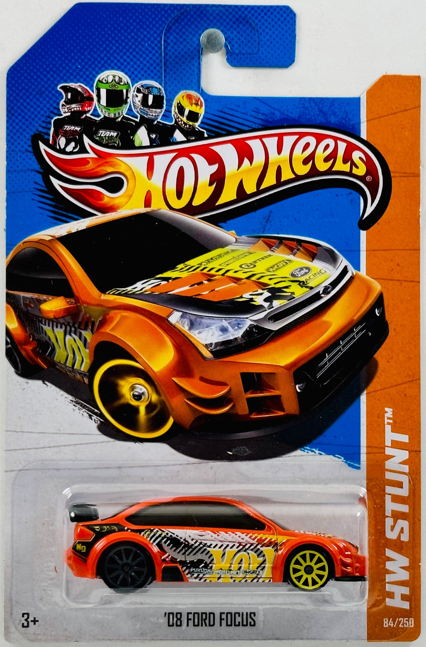 Hot Wheels 2013 - Collector # 084/250 - HW Strut: HW Drift Race - '08 Ford Focus - Orange - USA