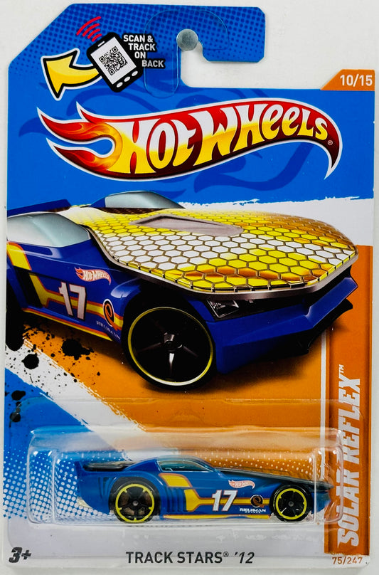 Hot Wheels 2012 - Collector # 075/247 - Track Stars 10/15 - Solor Reflex - Blue - USA