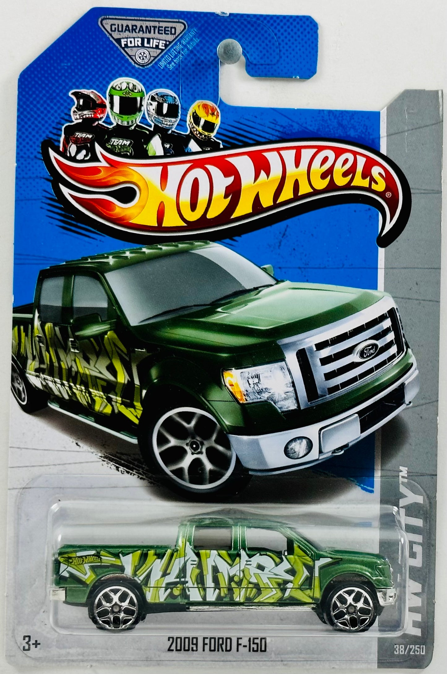 Hot Wheels 2013 - Collector # 038/250 - HW City: Graffiti Rides - 2009 Ford F-150 - Green - USA