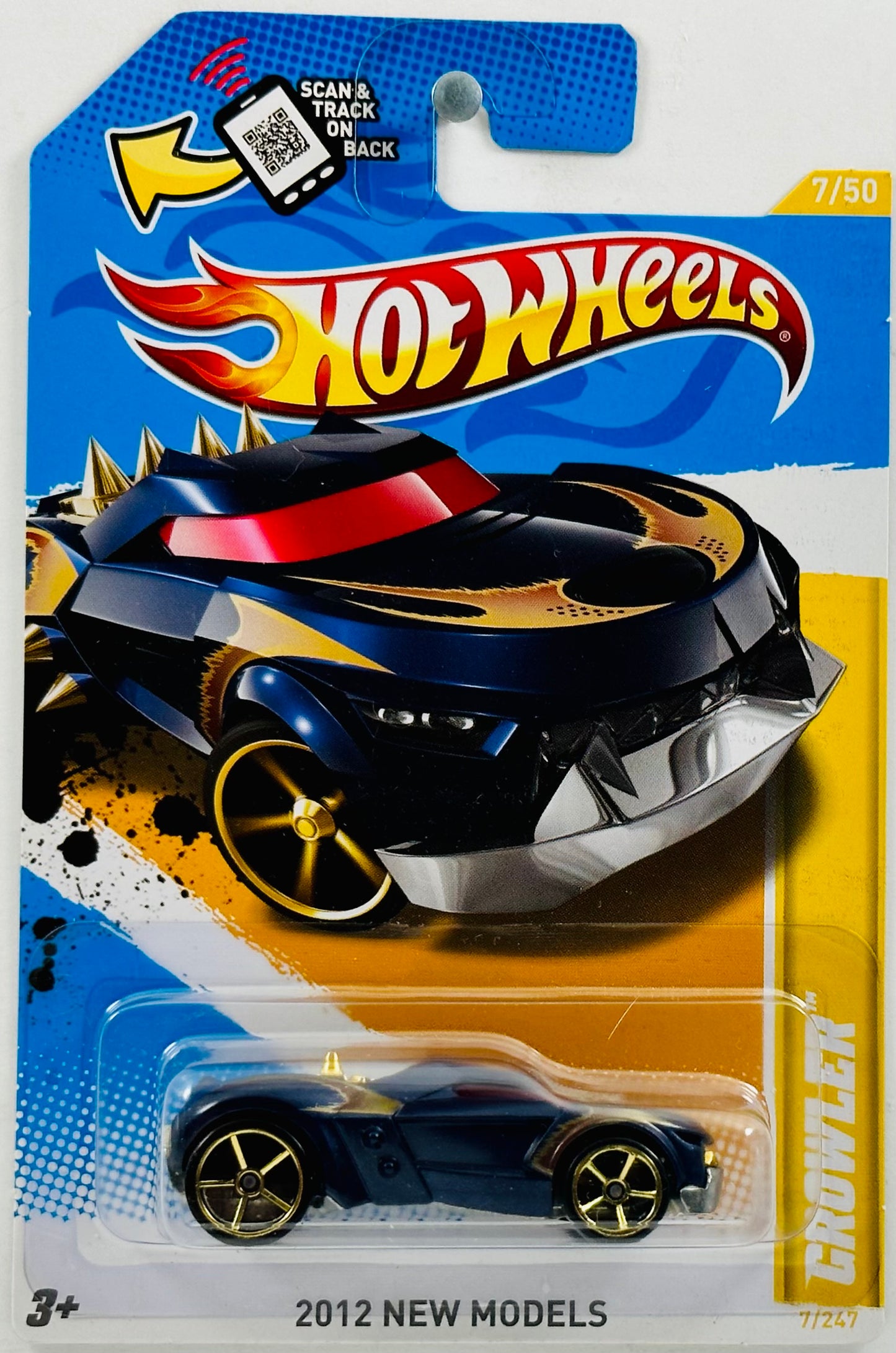 Hot Wheels 2012 - Collector # 007/247 - New Models 07/50 - Growler - Dark Blue - USA