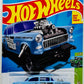 Hot Wheels 2023 - Collector # 110/250 - HW Gassers 1/5 - '55 Chevy Bel Air Gasser - Matte Light Blue / Tri-Five Terror - USA