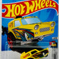 Hot Wheels 2023 - Collector # 186/250 - HW Drag Strip 08/10 - HW Poppa Wheelie - Yellow - USA Card