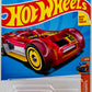 Hot Wheels 2023 - Collector # 112/250 - HW Track Champs 4/5 - Mach It Go - Red / Yellow - Best for Track - USA