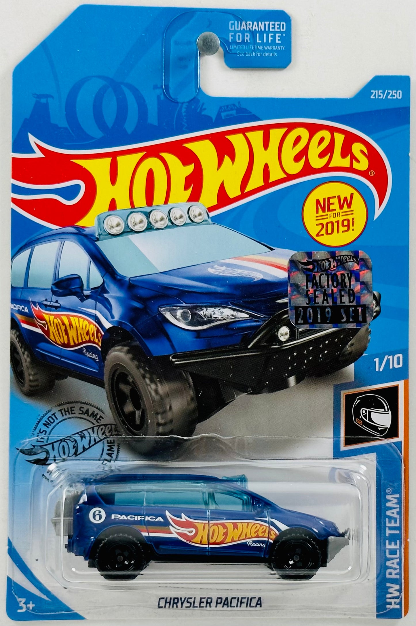 Hot Wheels 2019 - Collector # 215/250 - HW Race Team 1/10 - New Models - Chrysler Pacifica - Dark Blue - FSC
