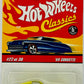 Hot Wheels 2007 - Classics Series 3 # 22/30 - '69 Corvette - Spectraflame Yellow - Flame Tampos on Hood - 5 Spokes with Red Lines - Metal/Metal