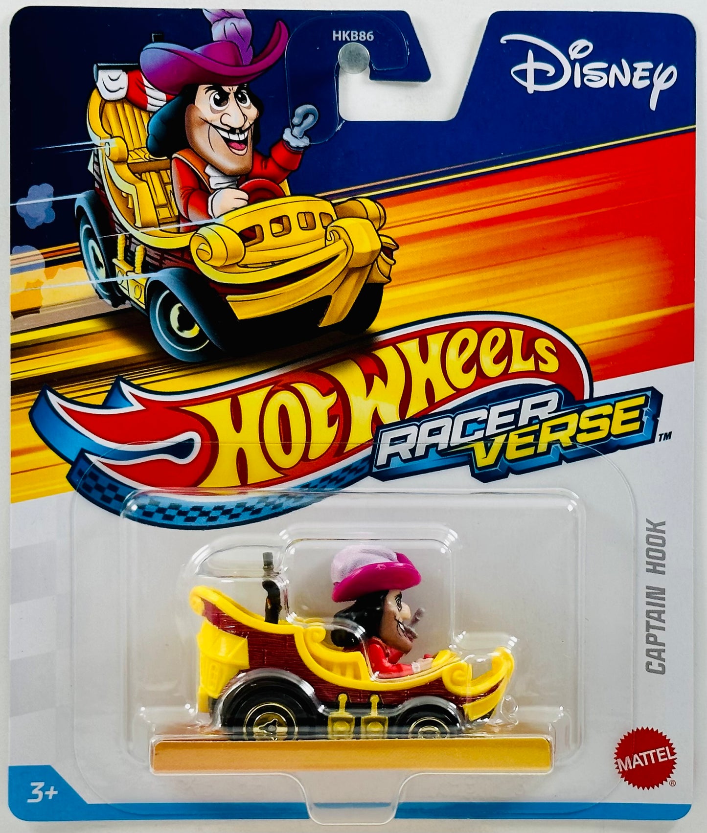 Hot Wheels 2023 - RacerVerse / Disney / Peter Pan - Captain Hook - Red