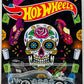 Hot Wheels 2023 - Halloween Series 05/05 - King Kuda - Matte Black - Día de Los Muertos (Day of the Dead) - Grocery Store Exclusive