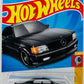 Hot Wheels 2023 - Collector # 150/250 - HW Turbo 4/5 - '89 Mercedes-Benz 560 SEC AMG - Black - IC