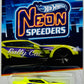 Hot Wheels 2023 - Neon Speeders 07/08 - Rally Cat - Neon Lime Green - 'Rally Cat' / Neon Purple Paint - Walmart Exclusive