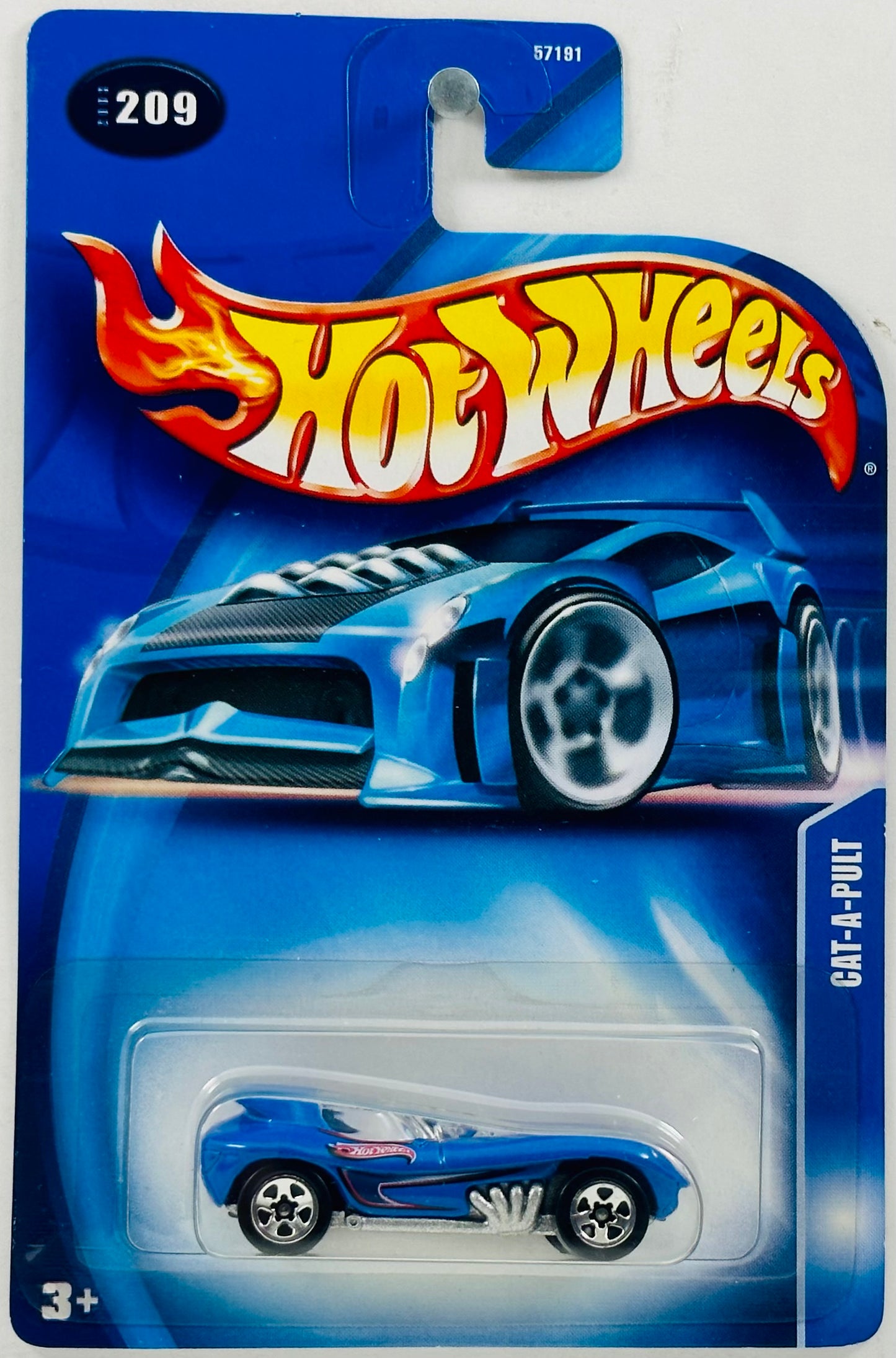 Hot Wheels 2003 - Collector # 209/220 - Cat-A-Pult - Blue - USA '04