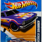 Hot Wheels 2012 - Collector # 179/247 - HW Racing 9/10 - '71 Maverick Grabber - Metallic Purple - 5 Spoke w/ Red Lines - Walmart Exclusive - USA
