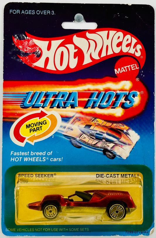 Hot Wheels 1984 - Ultra Hots - Speed Seeker - Spectraflame Dark Red - USA