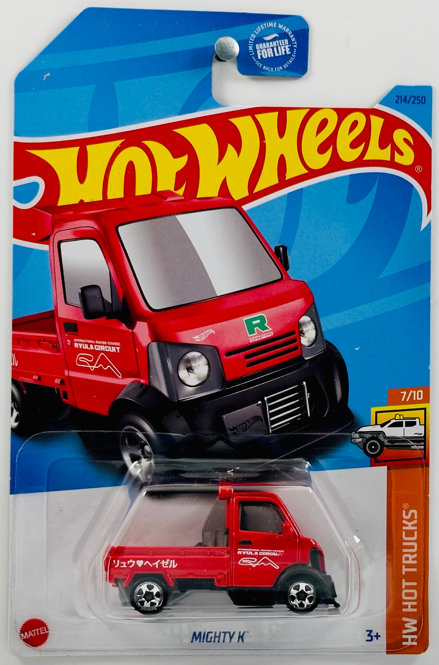 Hot Wheels 2023 - Collector # 214/250 - HW Hot Trucks 07/10 - Mighty K - Red - USA