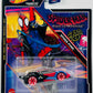 Hot Wheels 2023 - Character Cars / Marvel - Spider-Man: Across The Spider-Verse - Spider-Punk - Red & Black - Large Blister Card