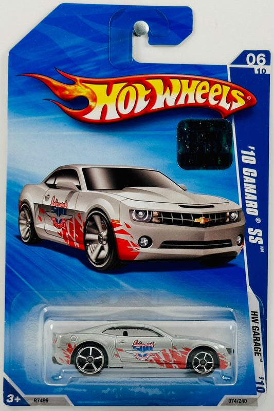 Hot Wheels 2010 - Collector # 074/240 - HW Garage 06/10 - '10 Camaro SS - Metalflake Gray - FSC