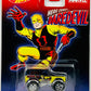 Hot Wheels 2014 - Pop Culture: Marvel - '67 Ford Bronco Roadster - Black & Yellow - Daredevil - Metal/Metal & Real Riders - Large Blister Card