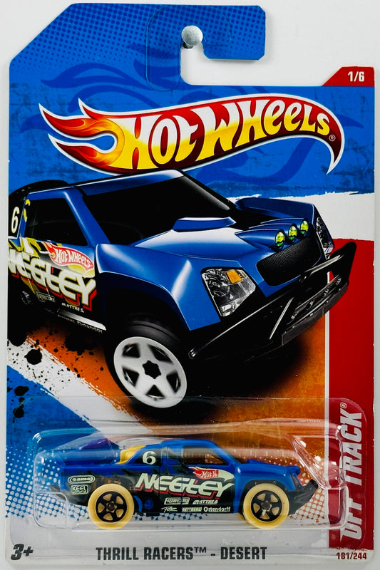 Hot Wheels 2011 - Collector # 181/244 - Thrill Racers: Desert 01/06 - Off Track - Blue - USA