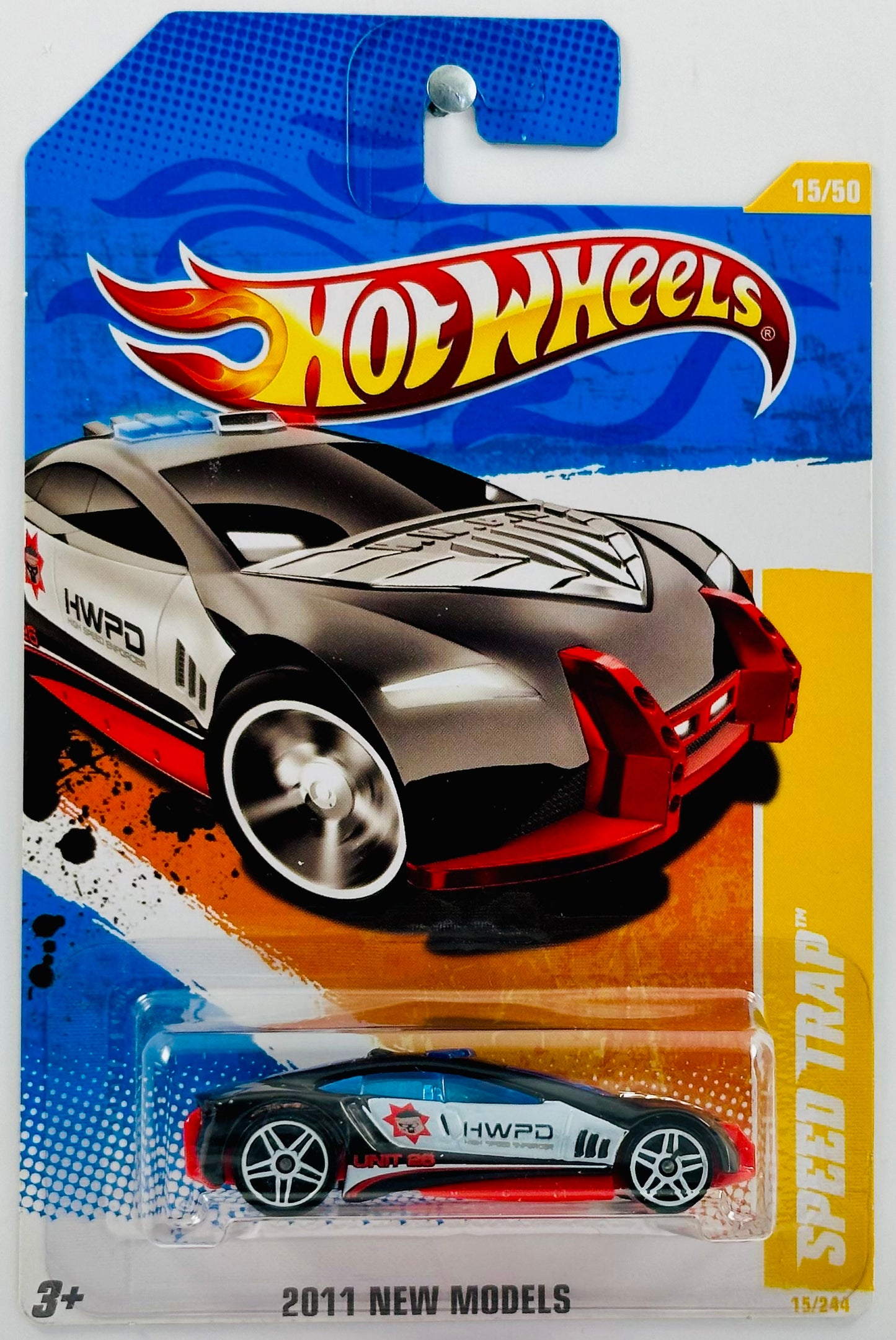 Hot Wheels 2011 - Collector # 015/244 - New Models 15/50 - Speed Trap - Black - USA