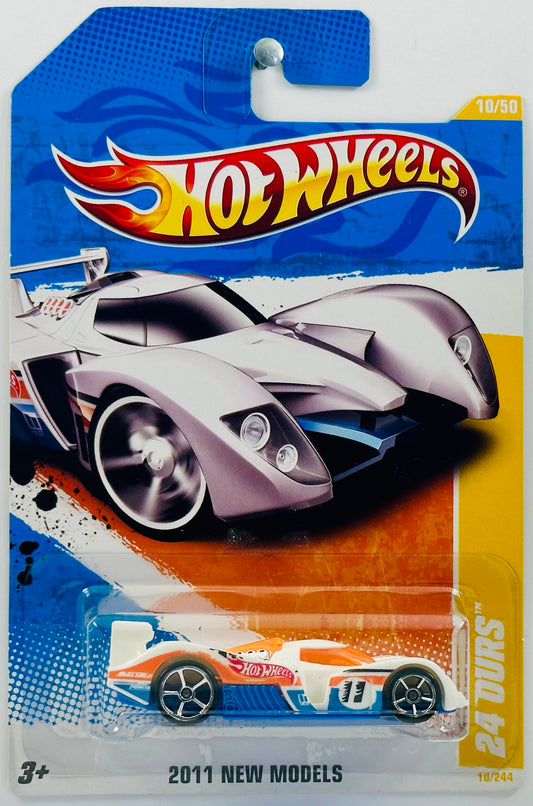 Hot Wheels 2011 - Collector # 010/244 - New Models 10/50 - 24 Ours - White - USA
