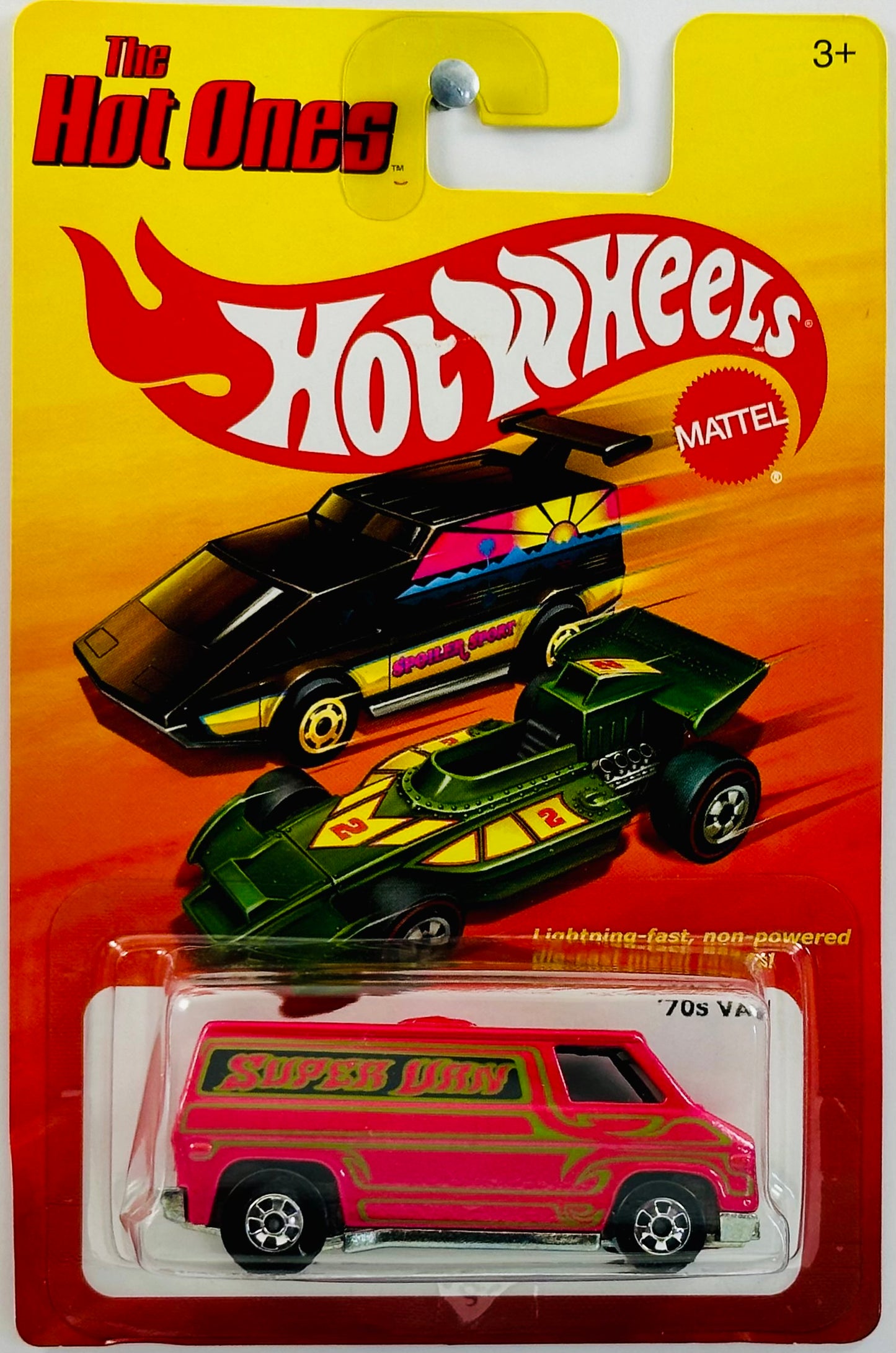 Hot Wheels 2011 - The Hot Ones - '70's Van - Pearl Fuchsia  - Basic Wheels - Metal/Metal - Lightning Fast Metal Racers