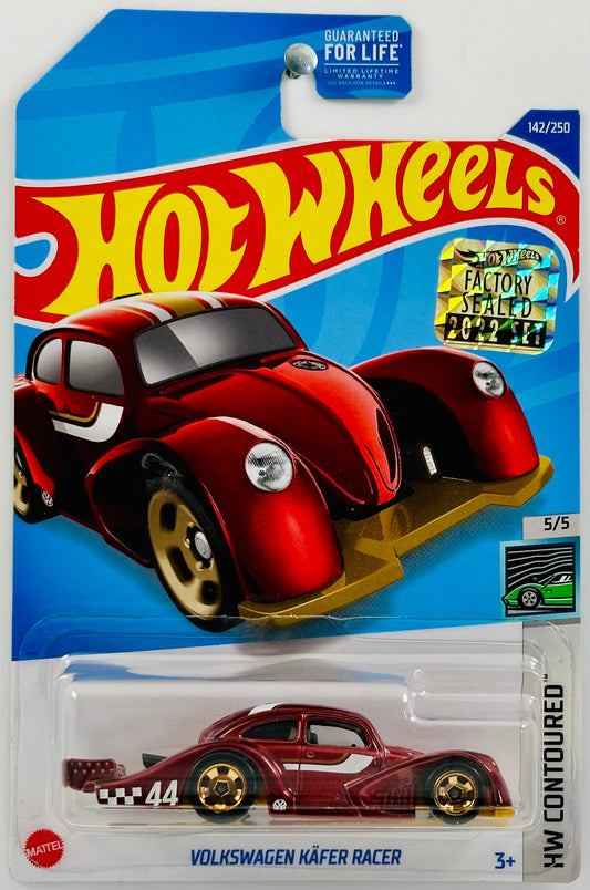 Hot Wheels 2022 - Collector # 142/250 - HW Contoured 5/5 - Volkswagen Käfer Racer - Red - FSC