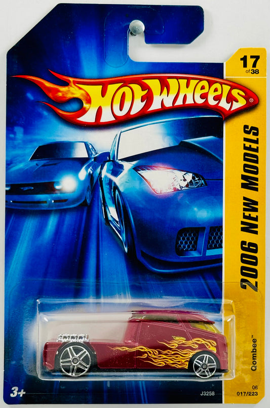 Hot Wheels 2006 - Collector # 017/223 - New Models 17/38 - Qombee - Metalflake Dark Red - USA '07
