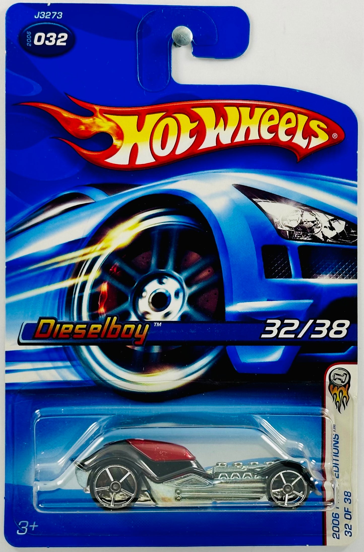 Hot Wheels 2006 - Collector # 032/223 - First Editions 32/38 - Dieselboy - Black - USA