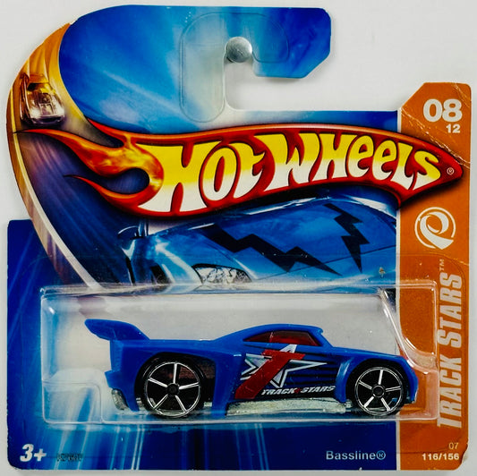 Hot Wheels 2007 - Collector # 116/156 - Track Stars 08/12 - Bassline - Blue - SC