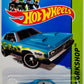 Hot Wheels 2013 - Collector # 217/250 - HW Workshop / Heat Fleet - '71 Dodge Demon - Metalflake Blue - USA