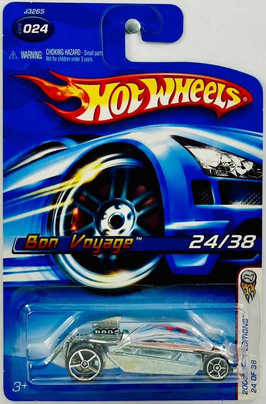 Hot Wheels 2006 - Collector # 024/223 - First Editions 24/38 - Bon Voyage - ZAMAC - Tan with Wood Grain - USA