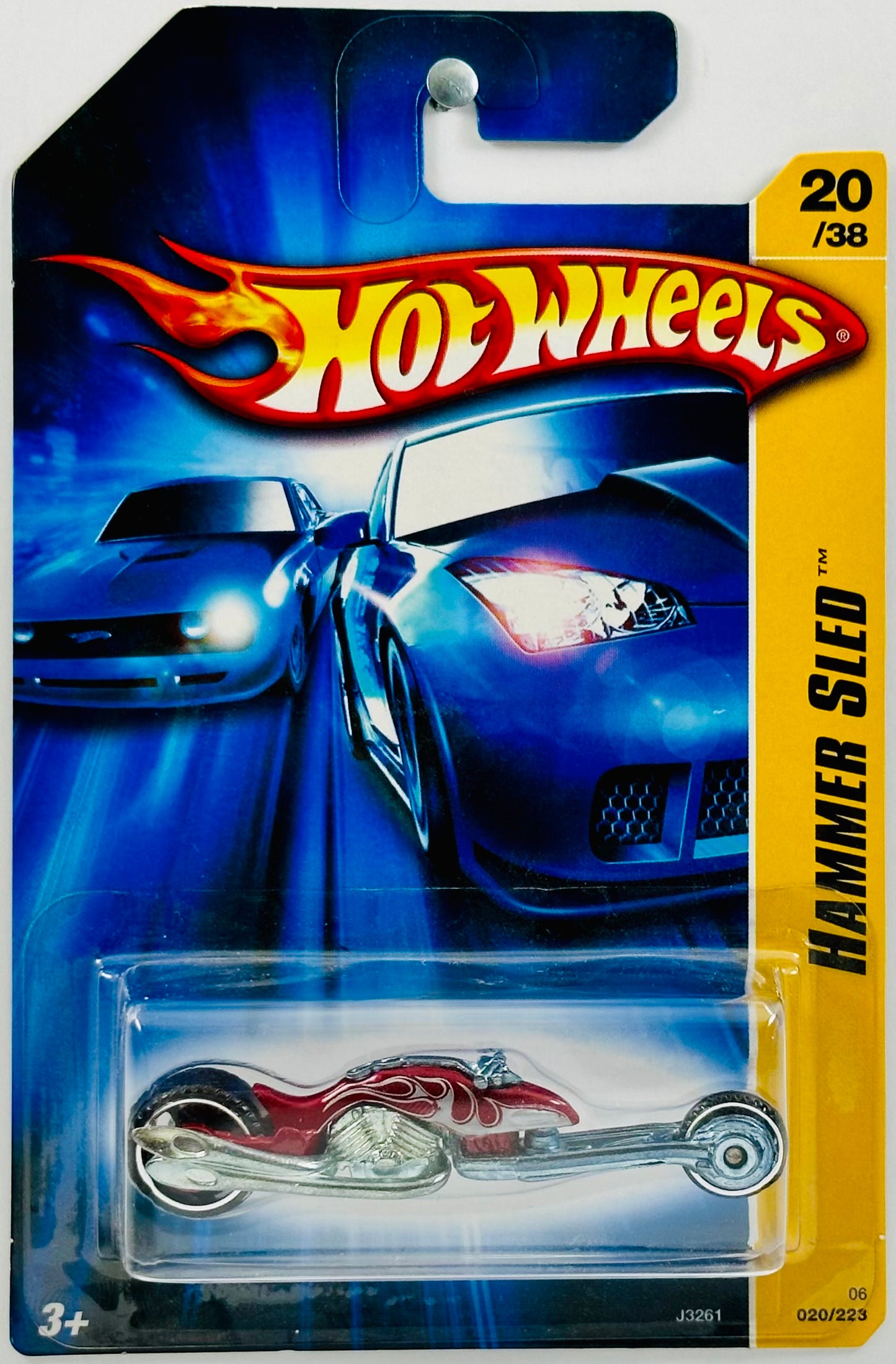 Hot Wheels 2006 - Collector # 020/223 - First Editions 20/38 - Hammer Sled - Metalflake Red - USA '07