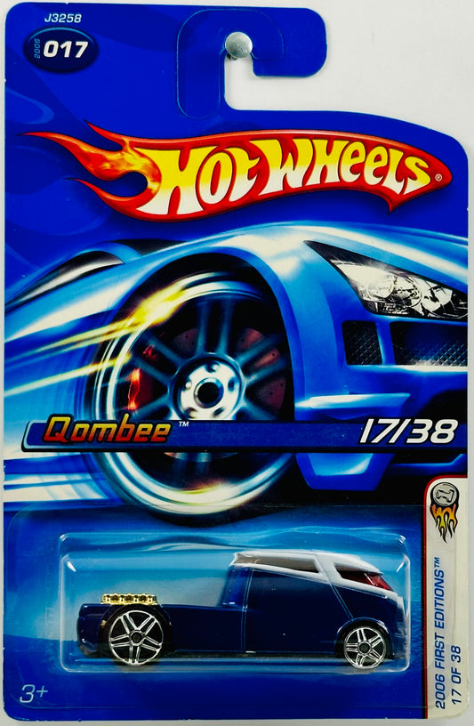 Hot Wheels 2006 - Collector # 017/223 - First Editions 17/38 - Qombee - Metalflake Dark Blue - USA