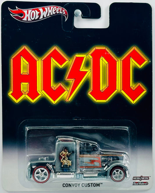Hot Wheels 2013 - Pop Culture: Live Nation - Convoy Custom - Metalflake Gray - AC/DC - Metal/Metal & Real Riders
